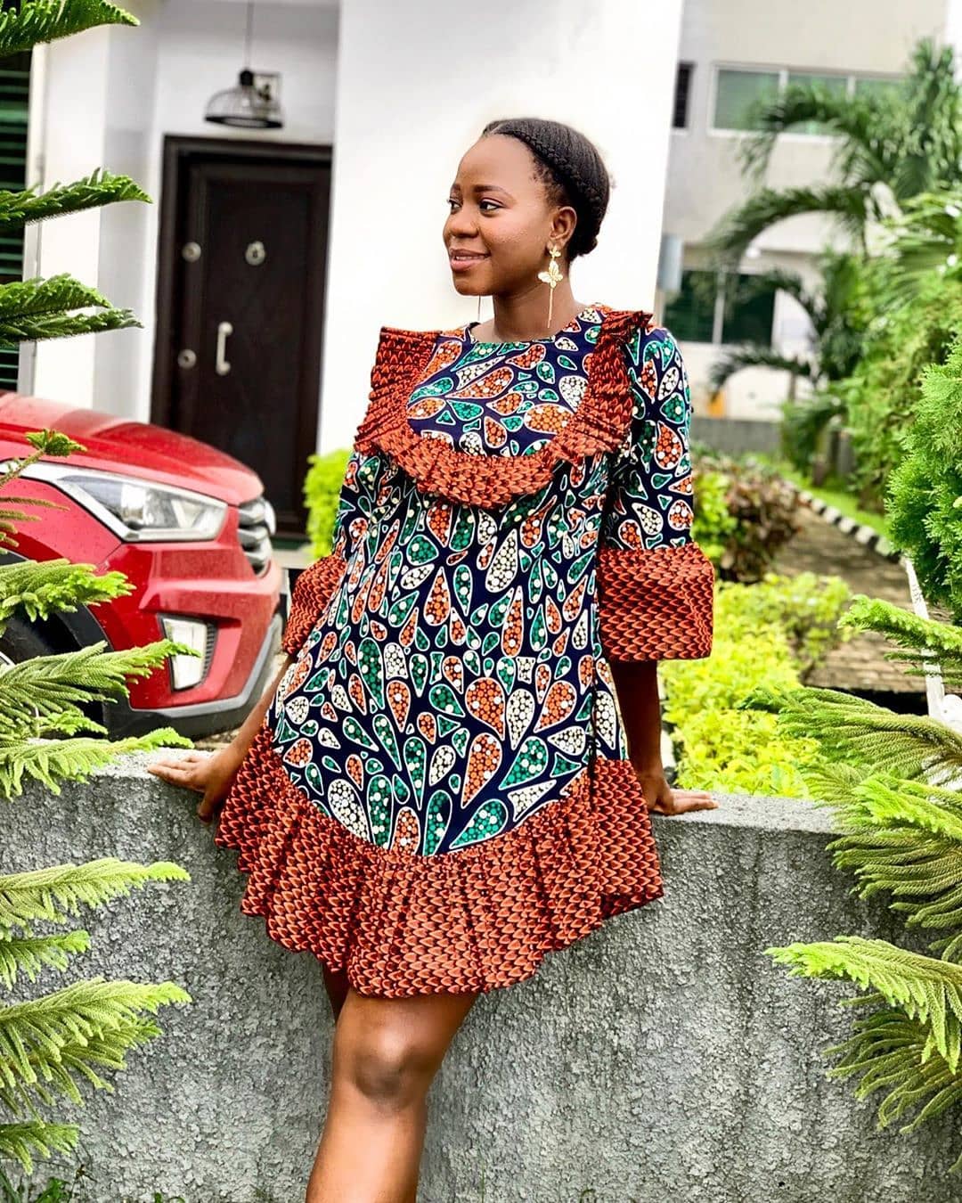 Flay short top gown styles